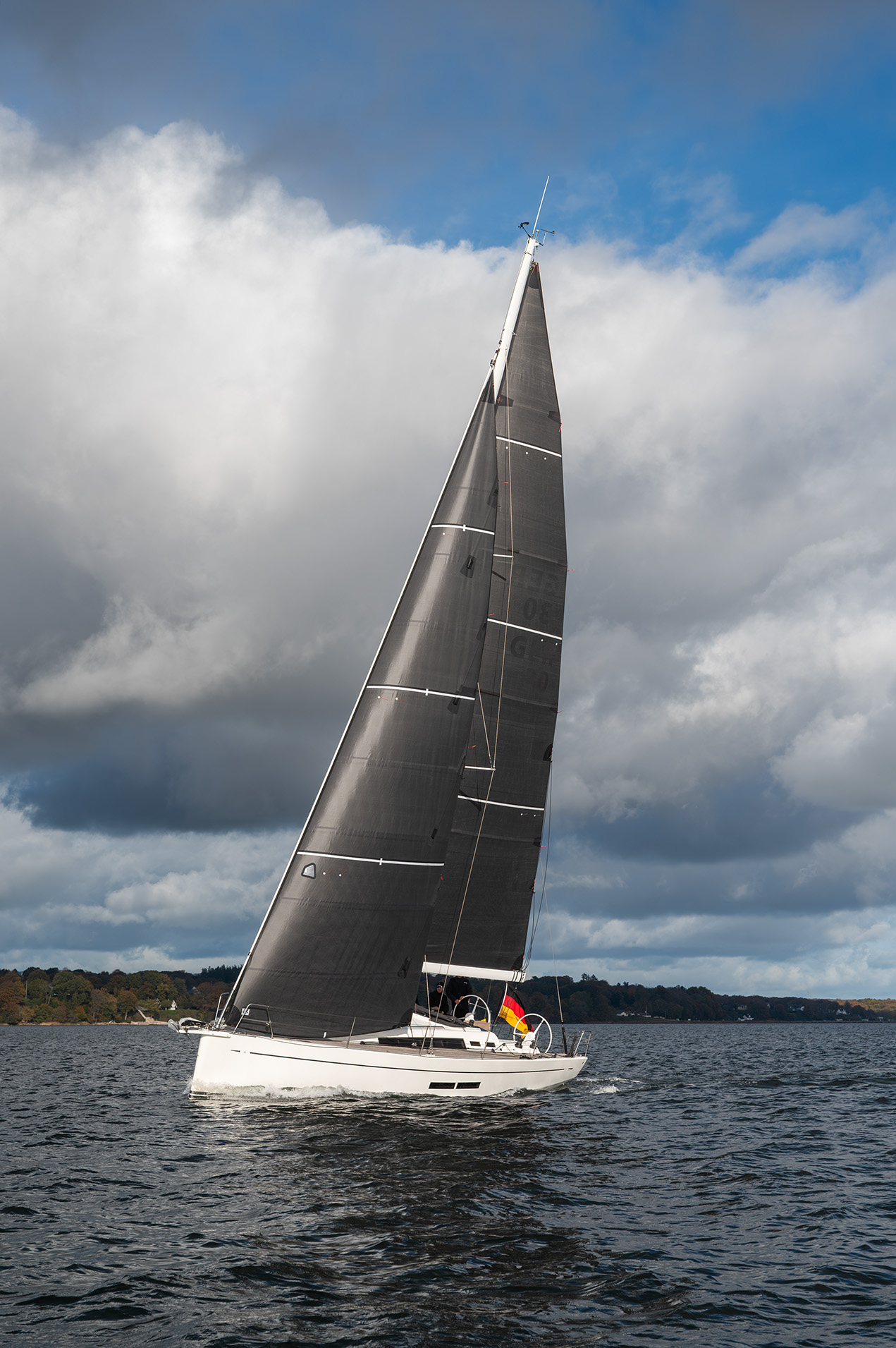 TITANIUM Cruising Großsegel - zweiseitig Taffeta beschichtet 3 IRK 5975 kl